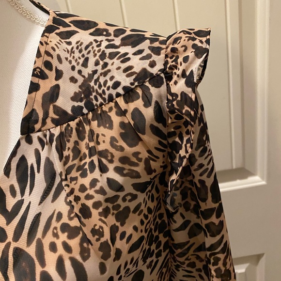 πHPπBlue Life Fina Animal Print Crop Top- NWOT - Picture 8 of 12